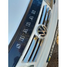Накладки на решітку (нерж) 2000-2008 рік, 8 смужок для Volkswagen Sharan рр