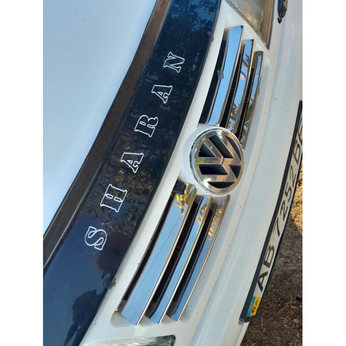 Накладки на решітку (нерж) 2000-2008 рік, 8 смужок для Volkswagen Sharan рр