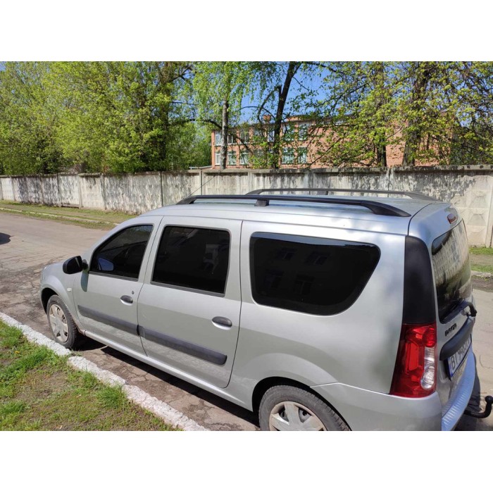 Рейлінги чорні Пластикові ніжки для Dacia Logan MCV 2004-2014 рр