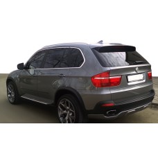 Накладка на задній бампер (2007-2010, під фарбування) для BMW X5 E-70 рр