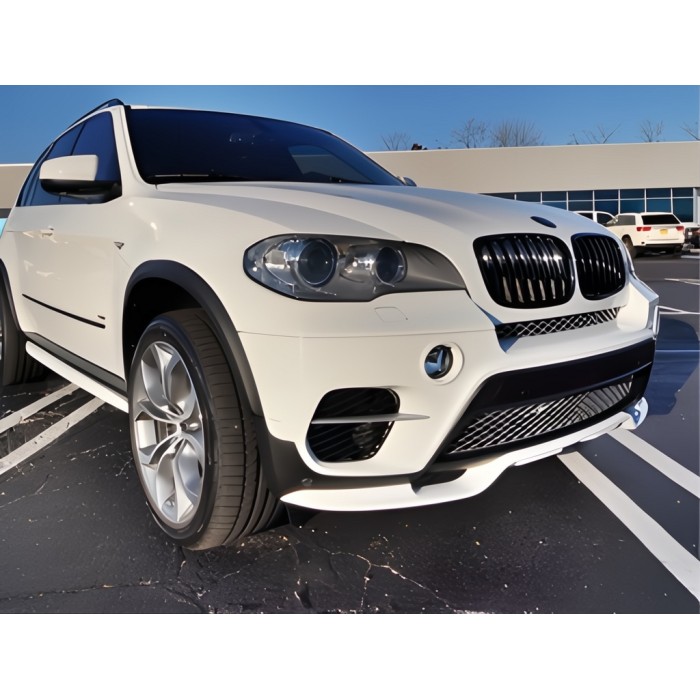 Накладка на передній бампер (2007-2010, під фарбування) для BMW X5 E-70 рр