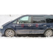 Окантовка вікон (4 шт, нерж) Carmos - Турецька сталь для Volkswagen Sharan 1995-2010 рр