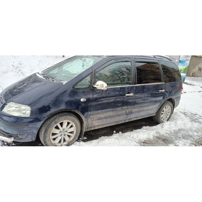 Окантовка вікон (4 шт, нерж) Carmos - Турецька сталь для Volkswagen Sharan 1995-2010 рр