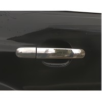 Накладки на ручки (4 шт., нерж.) OmsaLine - Італійська нержавійка для Ford C-Max 2004-2010 рр