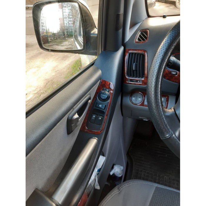 Накладки на панель (big set) Алюміній для Hyundai H300, H1, Starex 2008-2020 рр