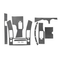 Тюнинг салона (12 деталей) Алюминий для Nissan Navara 2006-2015 гг
