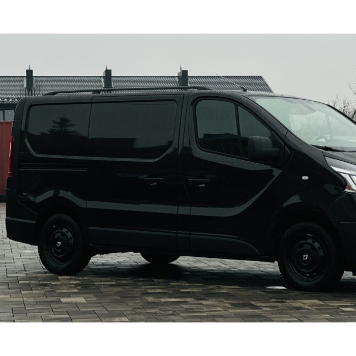 Рейлінги чорні Довга, Пластикові ніжки для Opel Vivaro 2015-2019 рр