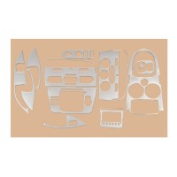 Накладки на панель (Великий комплект) Алюміній для Seat Altea 2004-2015 рр