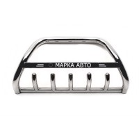 Кенгурятник WT004 (нерж.) для Fiat Doblo II 2010-2022 рр