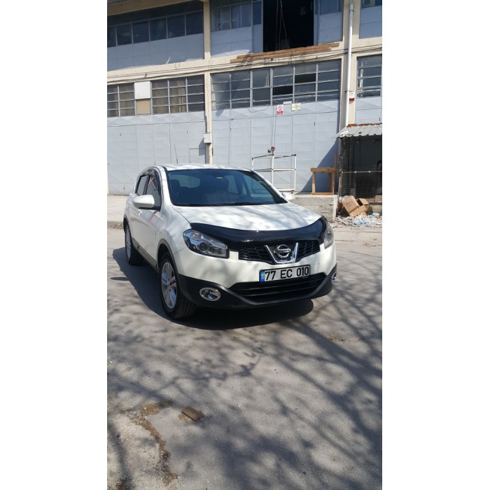 Дефлектор капота (EuroCap) для Nissan Qashqai 2010-2014 гг