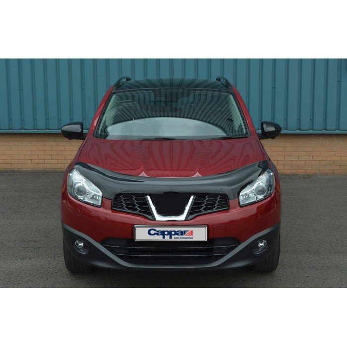 Дефлектор капота (EuroCap) для Nissan Qashqai 2010-2014 гг