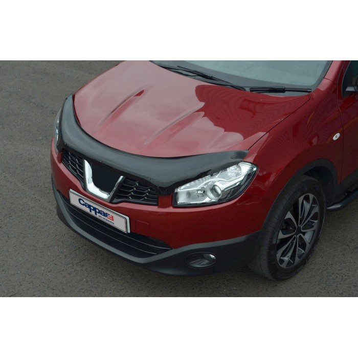 Дефлектор капота (EuroCap) для Nissan Qashqai 2010-2014 гг