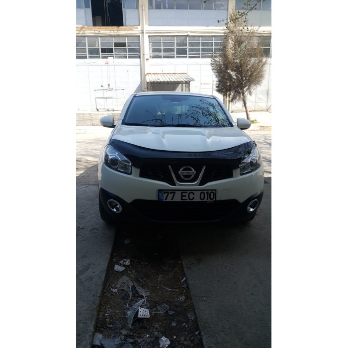 Дефлектор капота (EuroCap) для Nissan Qashqai 2010-2014 гг