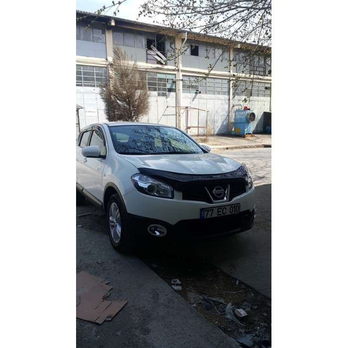 Дефлектор капота (EuroCap) для Nissan Qashqai 2010-2014 гг