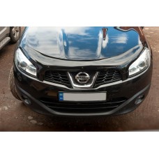 Дефлектор капота (EuroCap) для Nissan Qashqai 2010-2014 гг