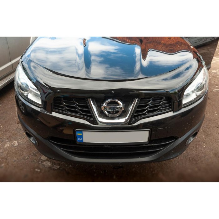 Дефлектор капота (EuroCap) для Nissan Qashqai 2010-2014 гг