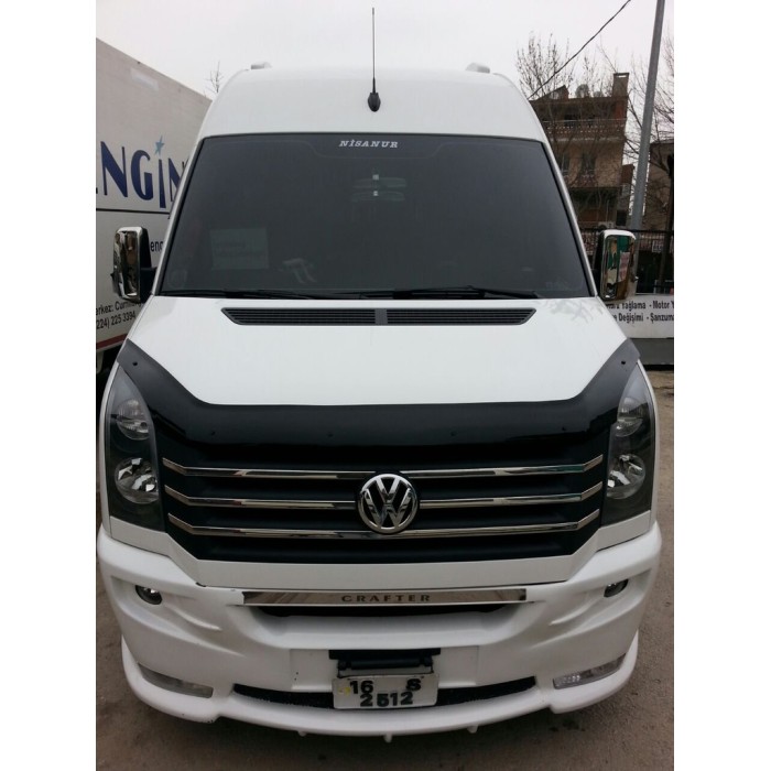 Дефлектор капота 2006-2025, 2011-2025 (EuroCap) для Volkswagen Crafter 2006-2016 рр