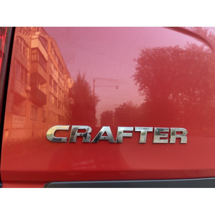 Напис Crafter (косою шрифт) для Volkswagen Crafter 2006-2016 рр