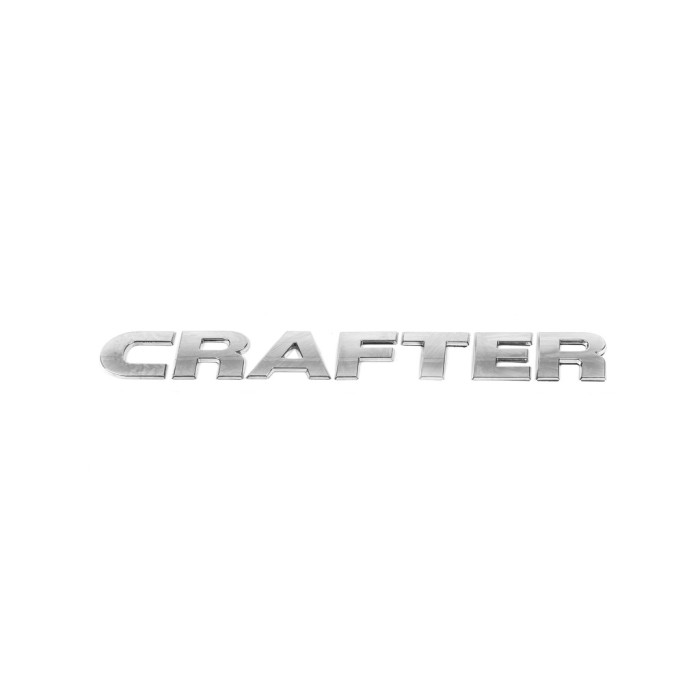 Напис Crafter (косою шрифт) для Volkswagen Crafter 2006-2016 рр