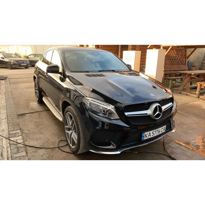 Бокові пороги (OEM) для Mercedes GLE coupe C292 2015-2019 рр