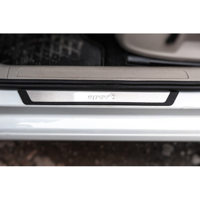 Накладки на пороги Flexill Sport (4шт, нерж) для Volkswagen Golf 7/E-Golf