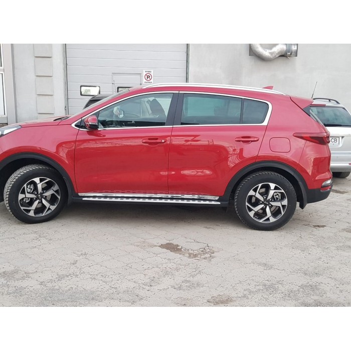 Бокові пороги V2, OEM для Kia Sportage 2015-2021 рр