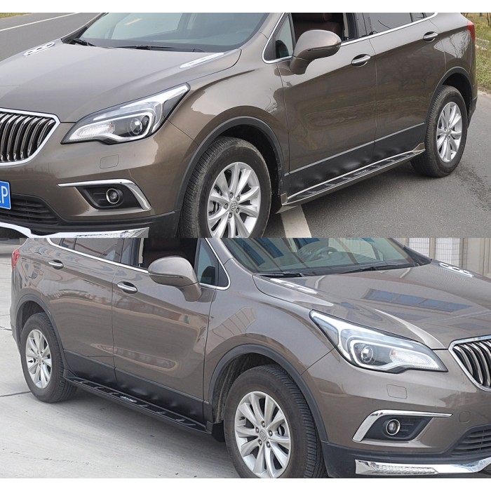 Бокові пороги OEM V1 (2 шт) для Buick Envision 2014-2020 рр