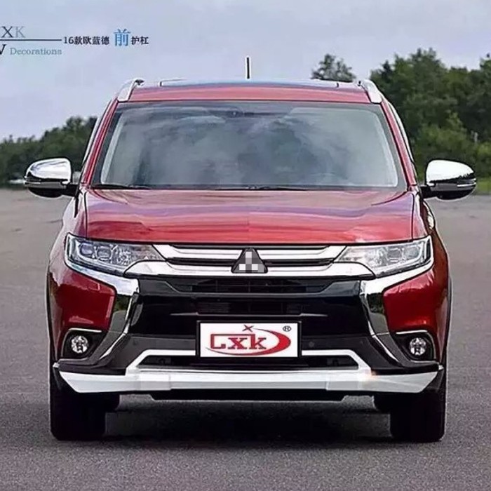 Передня і задня накладки (2 шт., 2016-2025) для Mitsubishi Outlander рр