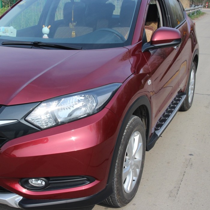 Бокові пороги тип-1A (2 шт) для Honda HR-V 2014-2021рр