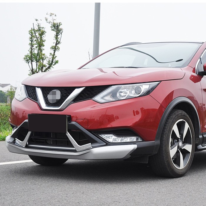 Передня і задня накладки V3 (пластик) для Nissan Qashqai 2014-2021 рр