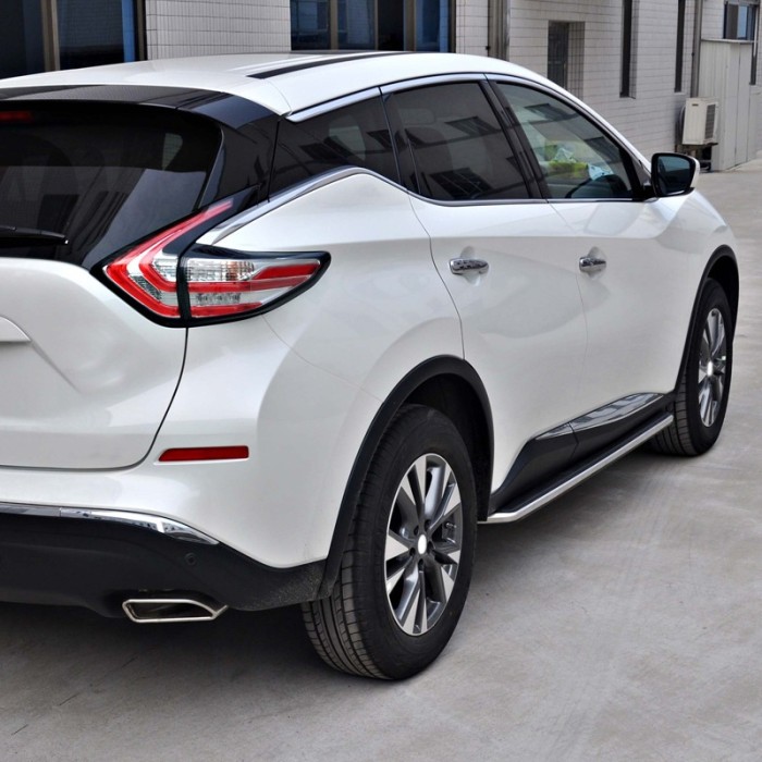 Бокові пороги V1 (2 шт) для Nissan Murano 2014- рр