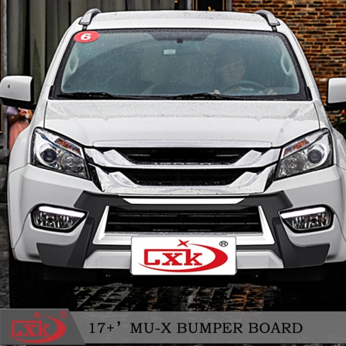 Передня і задня накладки (2 шт) для Isuzu MU-X 2013- рр