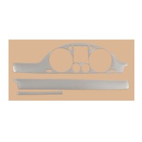 Накладки на панель (дополнения) Алюминий для Volkswagen Passat B6 2006-2012 гг