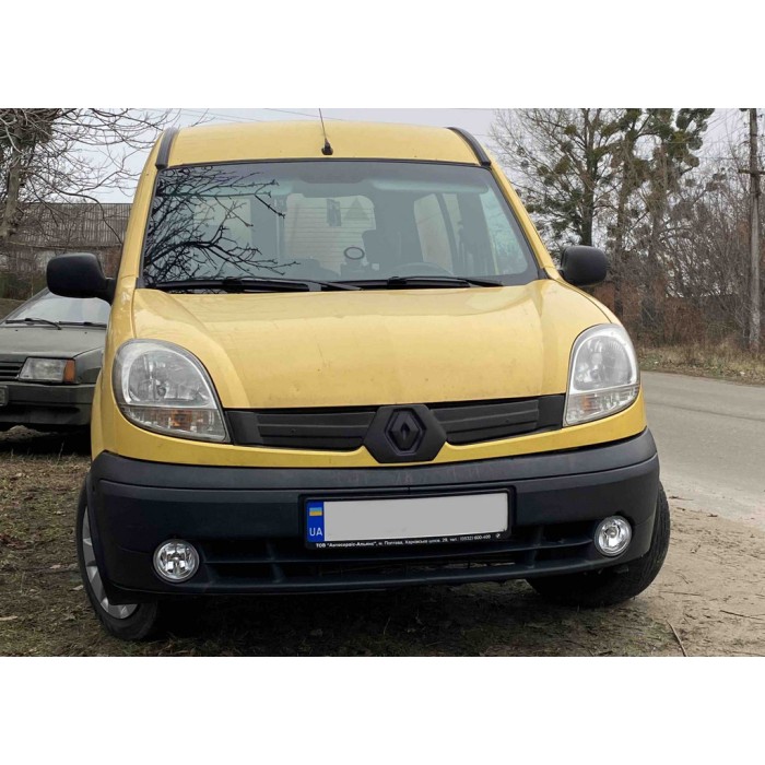 Зимова решітка верхня (2003-2008) Матова для Renault Kangoo рр