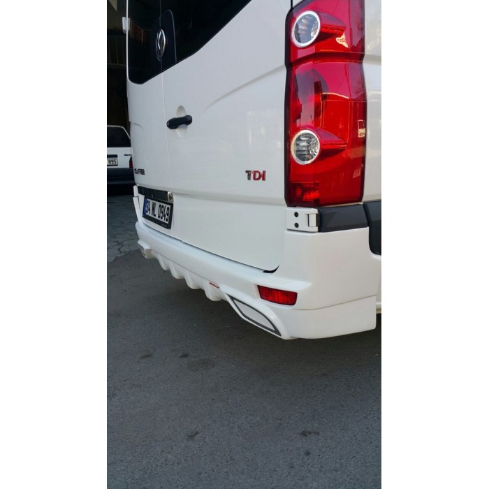 Накладка на задній бампер V2 (під фарбування) для Mercedes Sprinter W906 2006-2018 рр