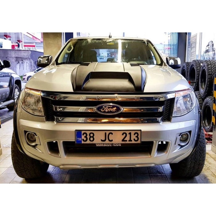 Накладка на капот V1 (ABS) для Ford Ranger 2011-2022 гг