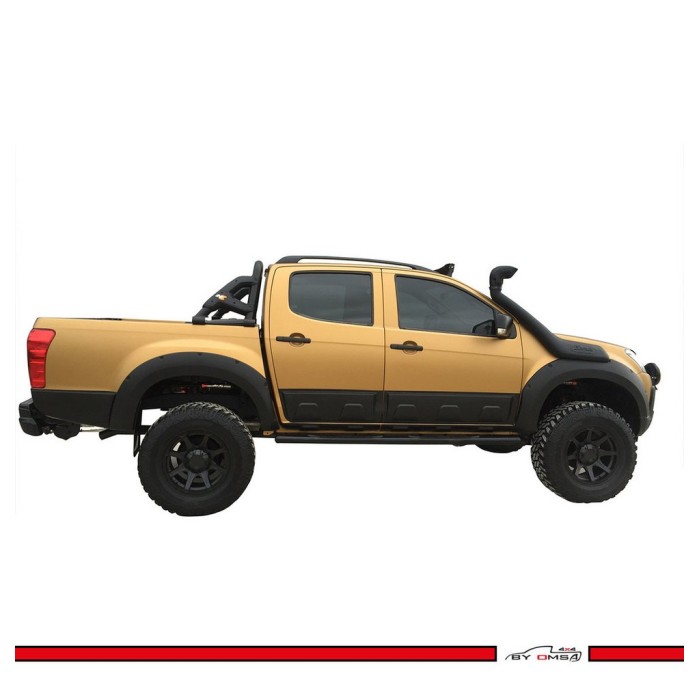 Молдинг двері (4 шт, ABS) для Isuzu D-Max 2011-2019 рр