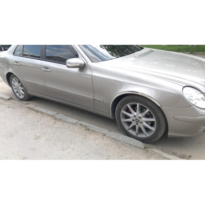 Накладки на арки (4 шт, нерж) для Mercedes E-сlass W211 2002-2009 рр