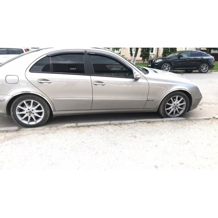 Накладки на арки (4 шт, нерж) для Mercedes E-сlass W211 2002-2009 рр