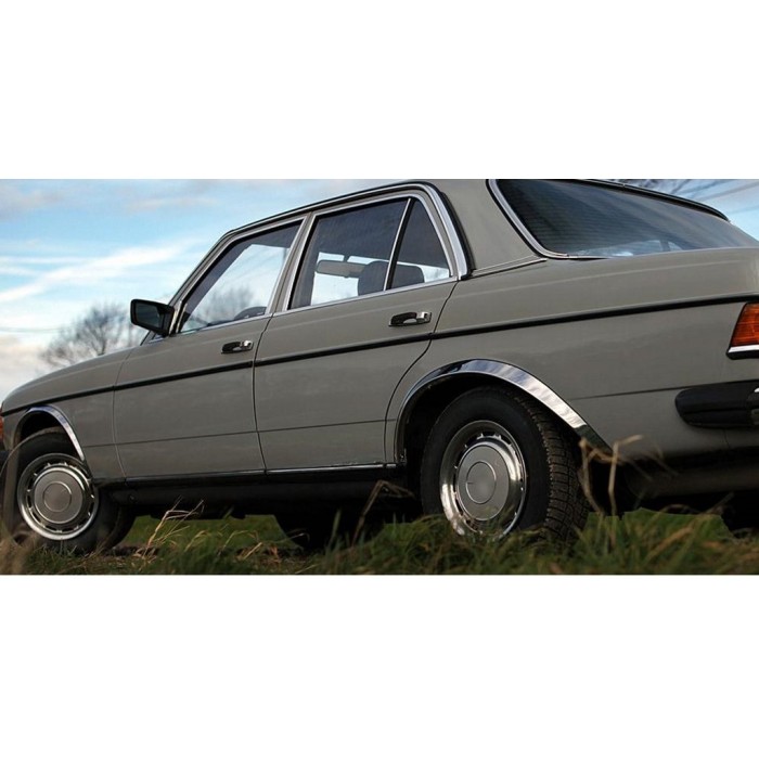 Накладки на арки (4 шт, нерж) для Mercedes W123