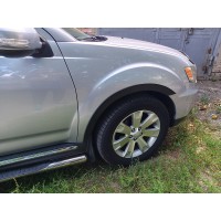 Накладки на арки (4 шт, чорні) для Mitsubishi Outlander 2006-2012рр