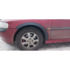 Накладки на арки (4 шт, чорні) металеві для Opel Vectra B 1995-2002 рр