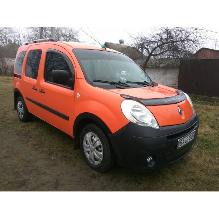 Накладки на арки (4 шт, чорні) 2012-2019, металеві для Renault Kangoo рр