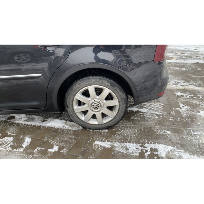 Накладки на арки (4 шт, чорні) 2006-2010, Металеві для Volkswagen Touran рр