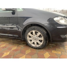 Накладки на арки (4 шт, чорні) 2006-2010, Металеві для Volkswagen Touran рр