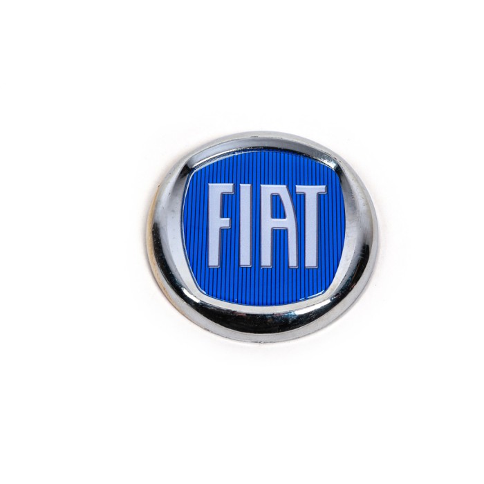 Емблема (синя, самоклейка) 75 мм для Тюнінг Fiat