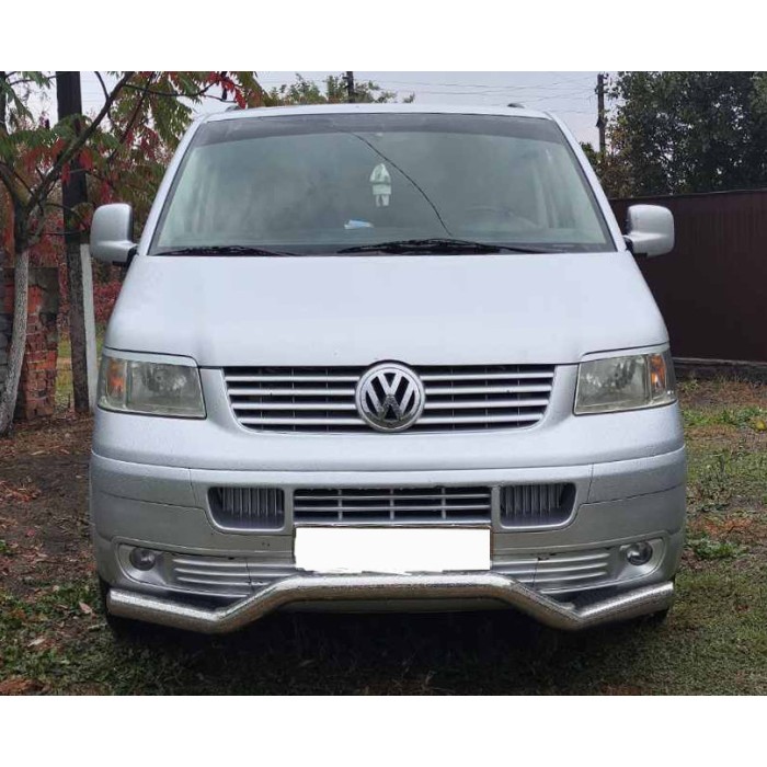 Нижня губа хвиля ST007 (нерж) для Volkswagen T5 Transporter 2003-2010 рр