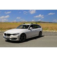 Перемички на рейлінги WingBar V2 (2 шт) Чорний для BMW 5 серія G30/31 2017-2023 рр