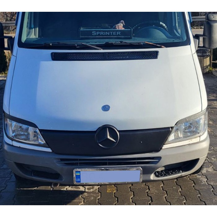 Зимова накладка на решітку 2002-2006, Матова для Mercedes Sprinter W901/902/903/904/905 рр