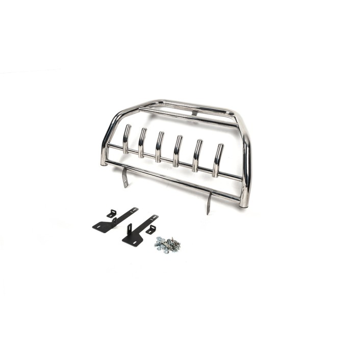 Кенгурятник WT003 Special (нерж) для Volkswagen Touareg 2002-2010 рр